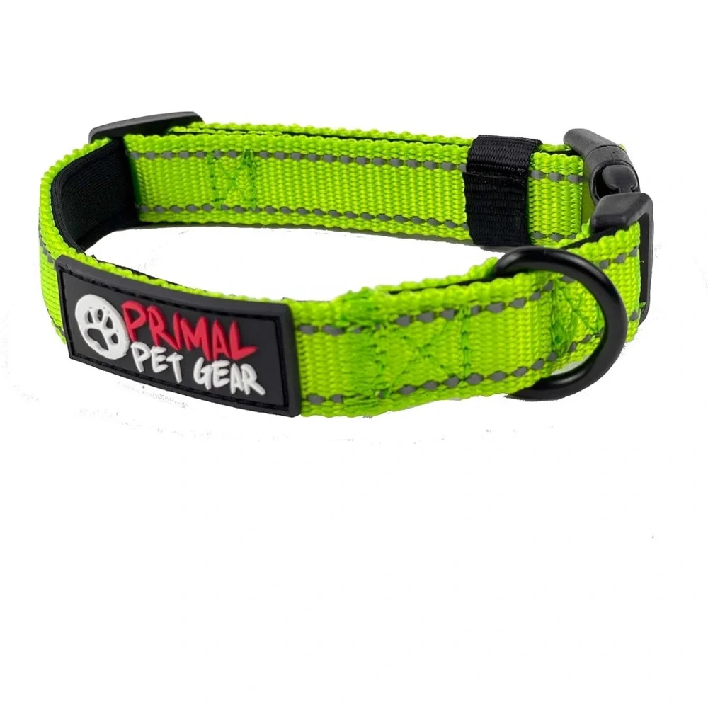 NWT Set of 3 Primal Pet Gear Collars Medium Green